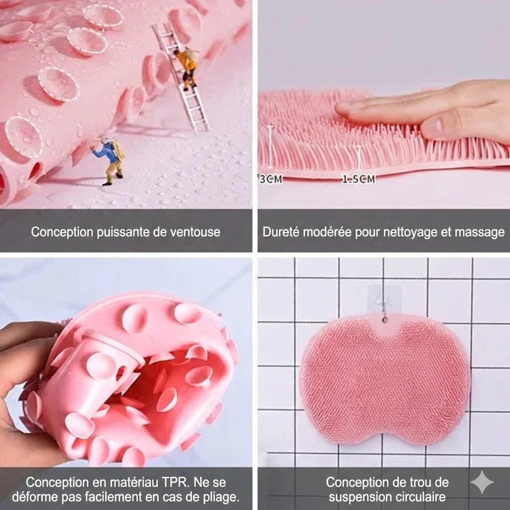 ZenGrip™ – Le spa à domicile, des pieds au dos