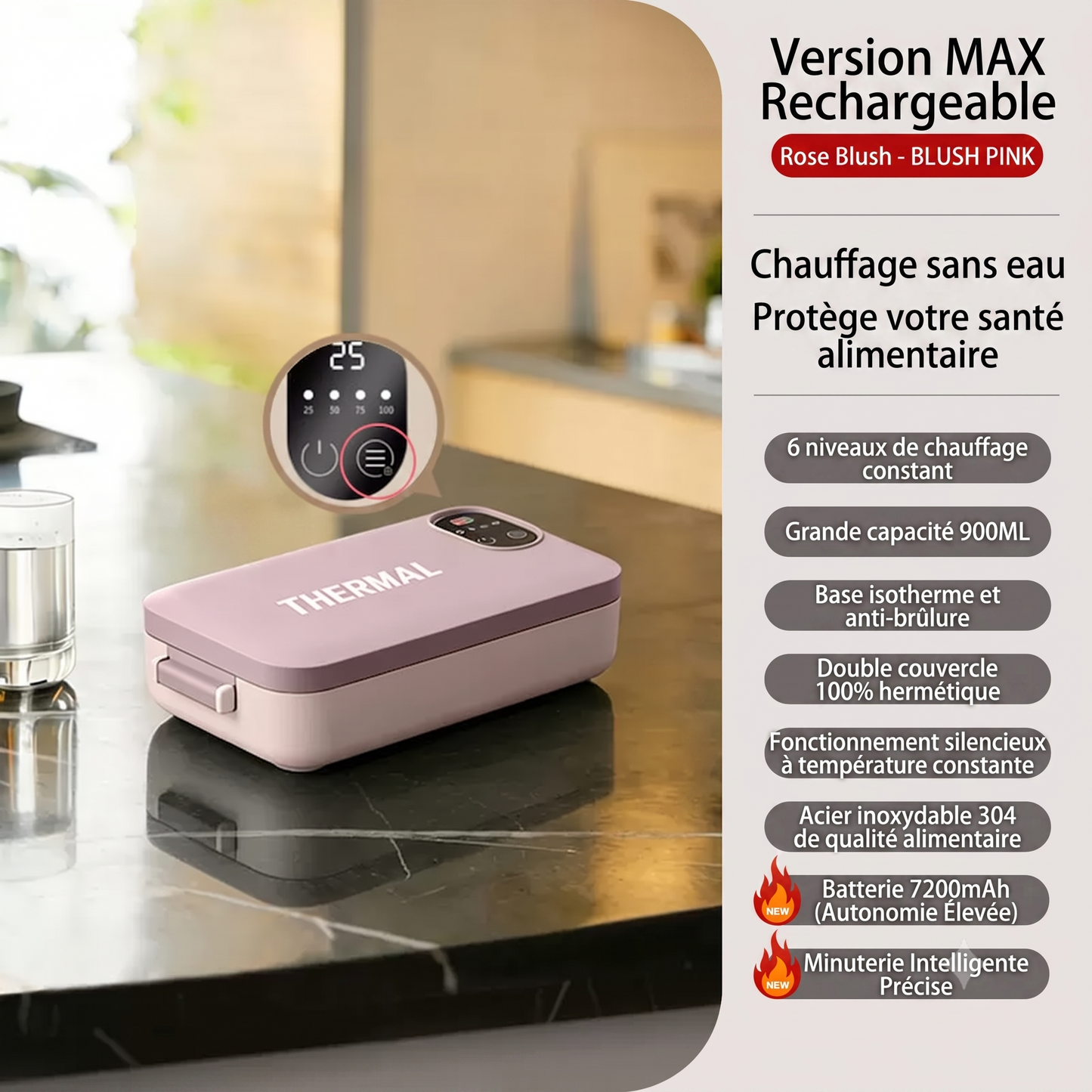 WarmBox – La gamelle chauffante portable à température réglable
