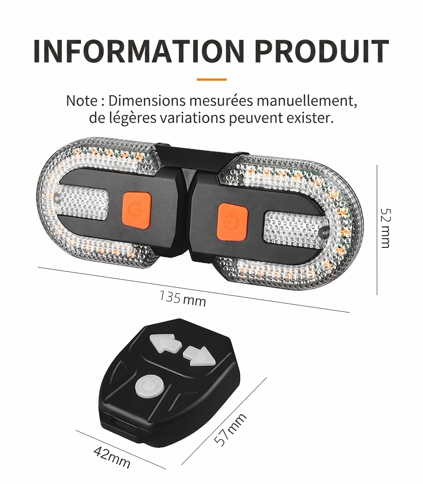 SafeTurn Pro – Le feu arrière de vélo sans fil avec clignotants intégrés
