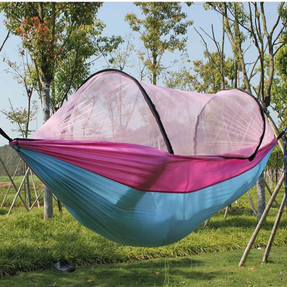 CielAbris – Le hamac de camping avec moustiquaire intégrée pour des nuits paisibles et confortables à la belle étoile