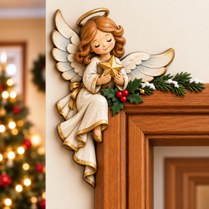 CornerMagic – Décoration de Noël pour coin de porte ， Apportez la magie des fêtes dans votre maison