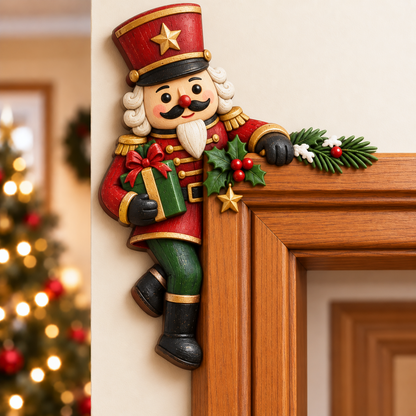 CornerMagic – Décoration de Noël pour coin de porte ， Apportez la magie des fêtes dans votre maison