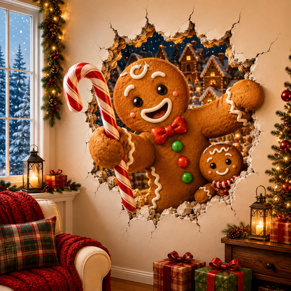MagicWall – Le sticker mural 3D effet trompe-l'œil de Noël