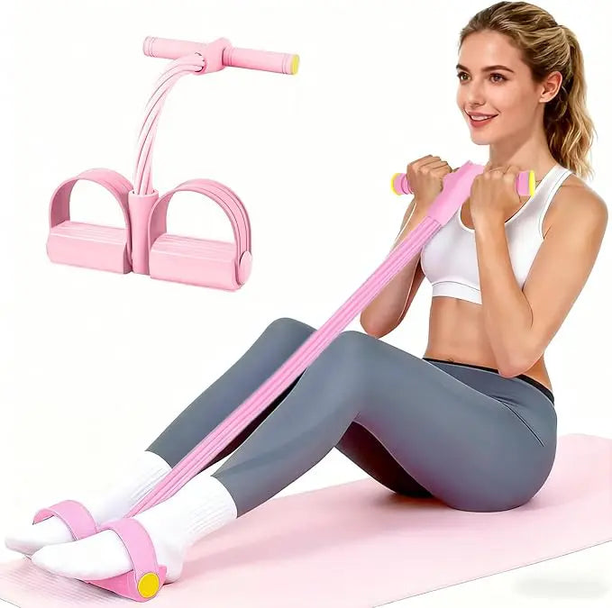 FitPedal™ – Système de résistance à 8 tubes pour sculpture musculaire et cardio à domicile