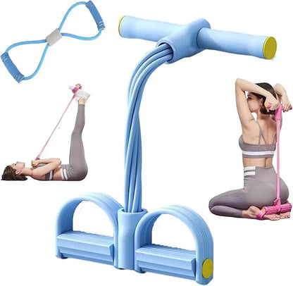 FitPedal™ – Système de résistance à 8 tubes pour sculpture musculaire et cardio à domicile