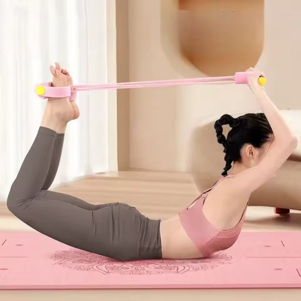 FitPedal™ – Système de résistance à 8 tubes pour sculpture musculaire et cardio à domicile