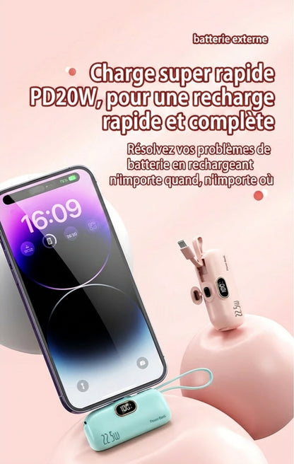 PocketPower 22.5W – La mini batterie externe ultra-compacte pour une charge rapide toujours à portée de main