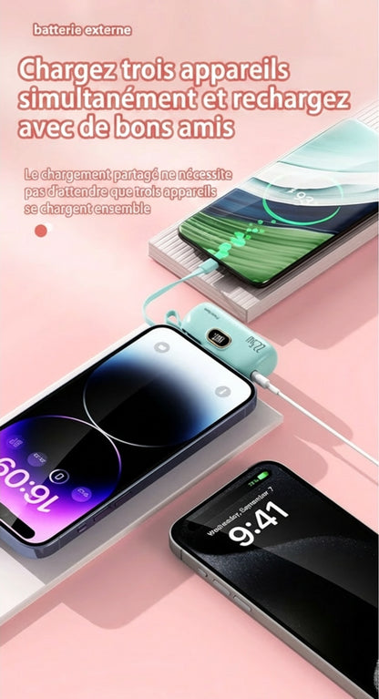 PocketPower 22.5W – La mini batterie externe ultra-compacte pour une charge rapide toujours à portée de main