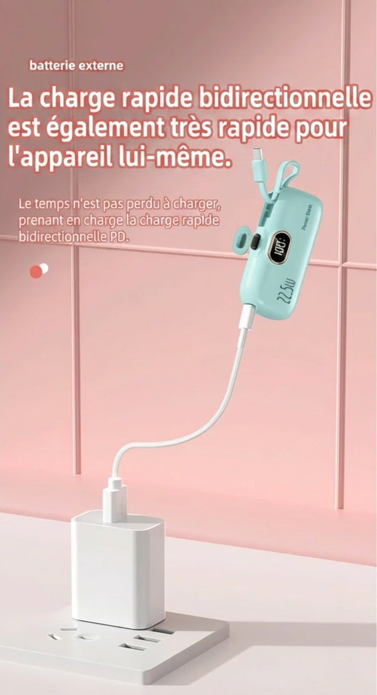 PocketPower 22.5W – La mini batterie externe ultra-compacte pour une charge rapide toujours à portée de main