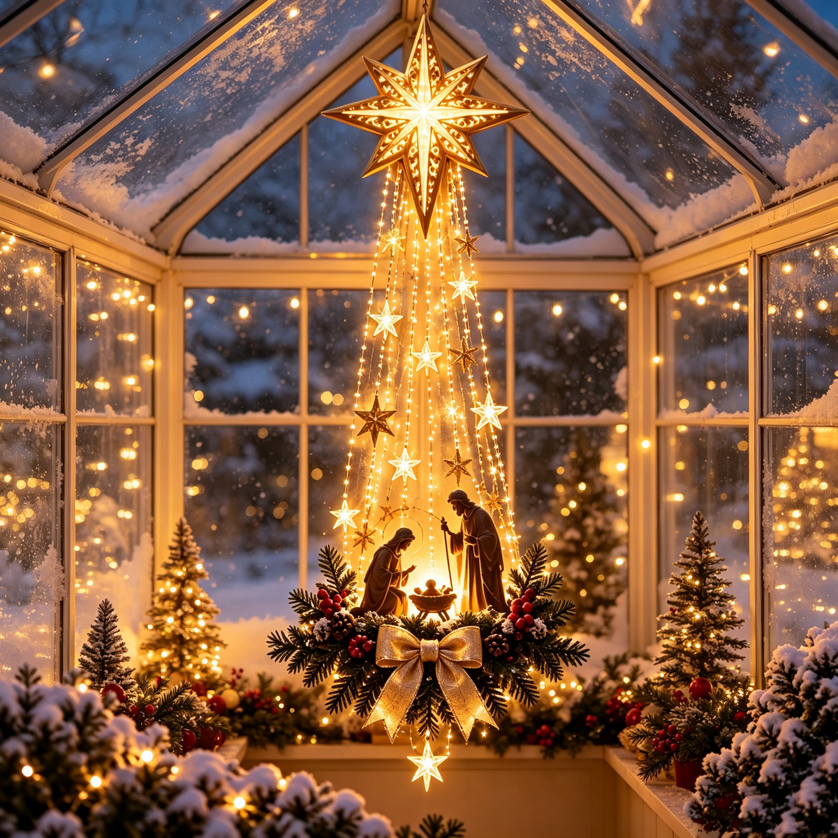 HolyLight 360 – L'Étoile de Bethléem illuminée pour un Noël paisible