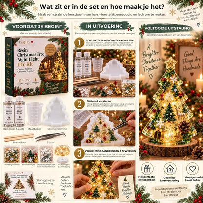 ResinTree – La veilleuse sapin de Noël DIY en résine