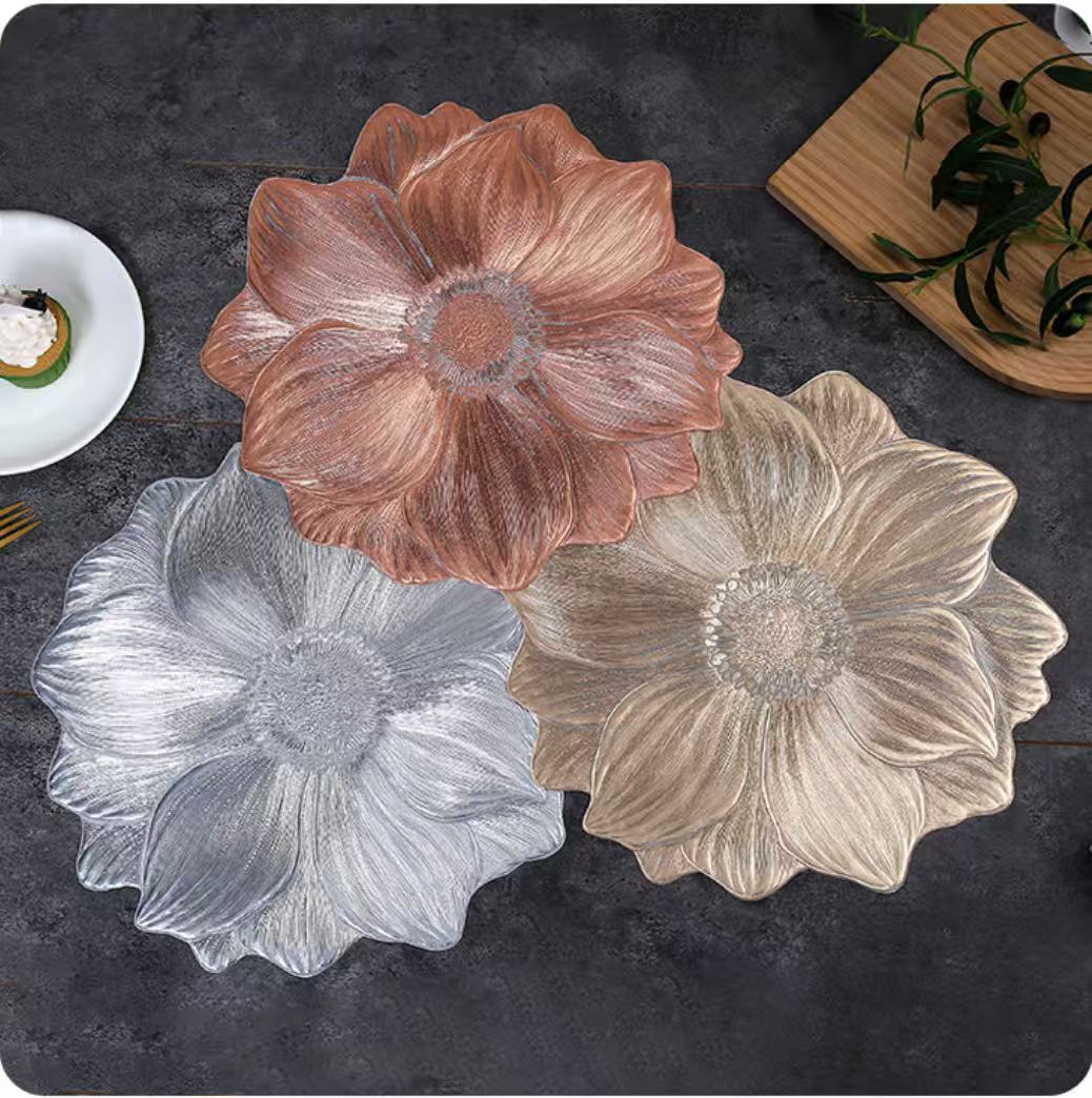 FlorArt™ – L'élégance florale alliée à une protection anti-taches （Lot de 4 pièces）