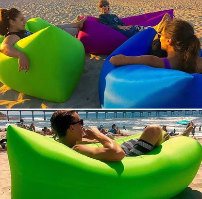 TerraVague™ – Sofa gonflable polyvalent pour terre et mer