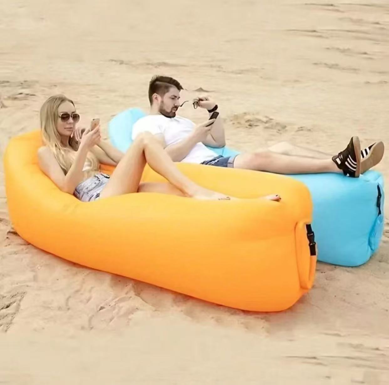 TerraVague™ – Sofa gonflable polyvalent pour terre et mer