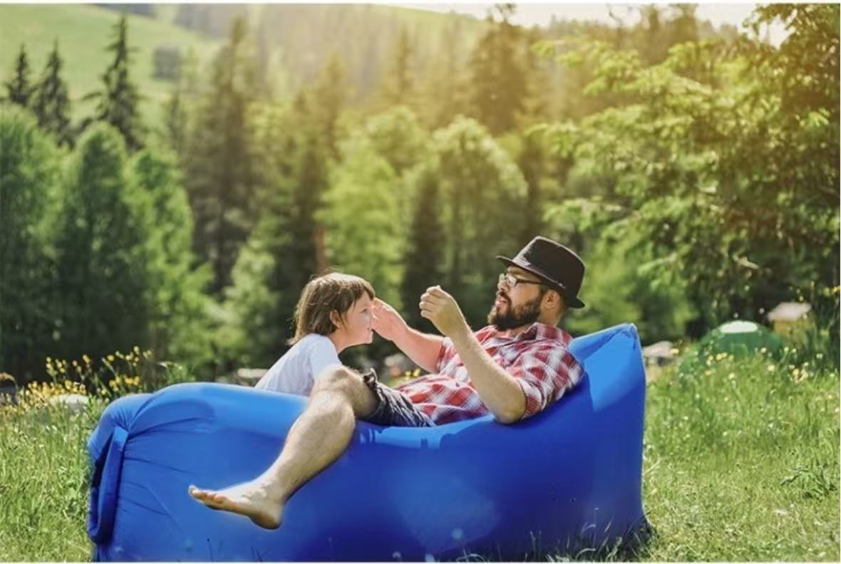 TerraVague™ – Sofa gonflable polyvalent pour terre et mer