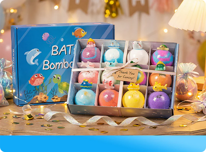 BulleMagique™ – 12 bombes colorées pour transformer l'heure du bain