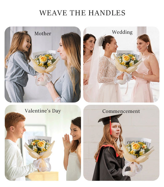 ÉternelleMaille™ – Bouquet fait main à la beauté intemporelle