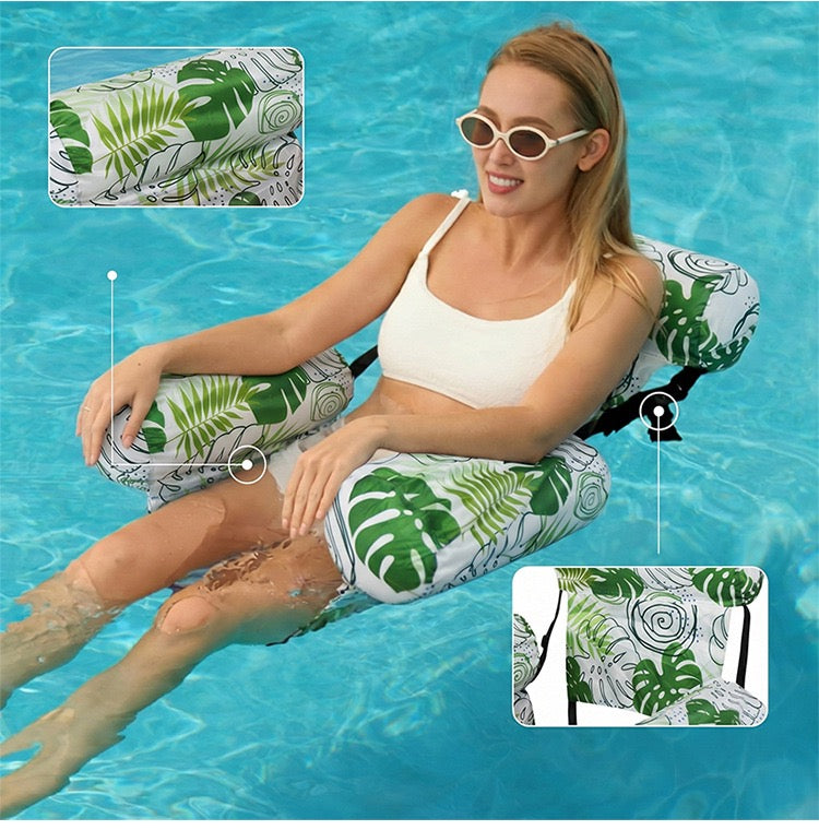 AquaLoung – Le siège ergonomique avec porte-gobelet intégré pour un confort chic et absolu sur l'eau