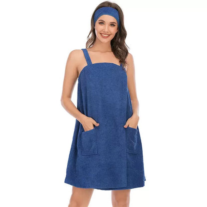 DrapÔfil – La serviette-robe qui libère vos mouvements