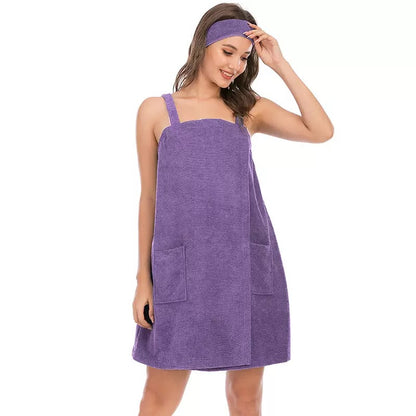 DrapÔfil – La serviette-robe qui libère vos mouvements