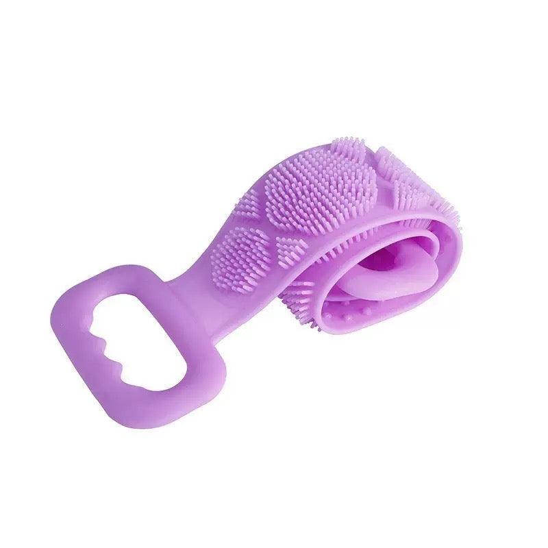 PuraSkin 360 – L'accessoire de douche double face pour exfolier et masser votre corps