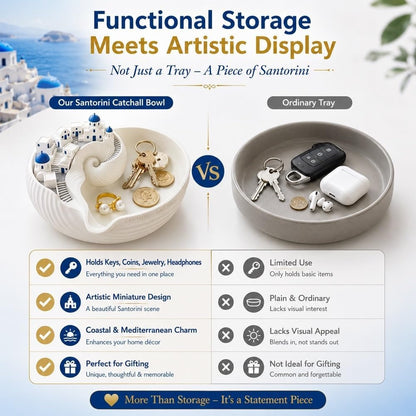 Santorini Charm Pro – Le bol vide-poches élégant pour sublimer votre intérieur