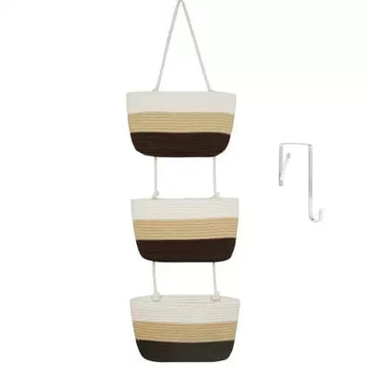 NordNest – Le panier de rangement suspendu en coton naturel