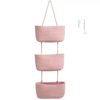 NordNest – Le panier de rangement suspendu en coton naturel