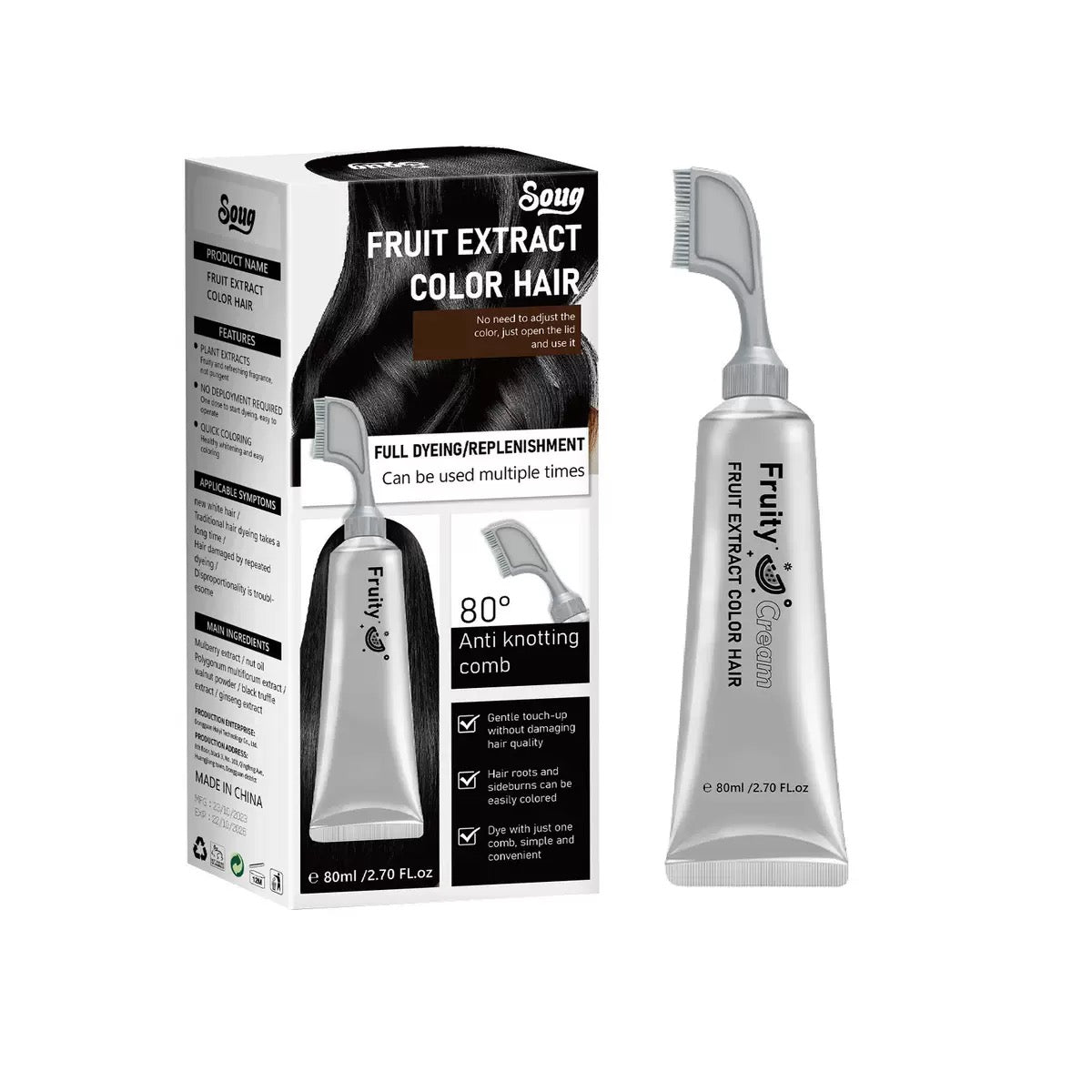 NaturaPeigne – La coloration végétale innovante pour allier soin nourrissant et noir intense naturel