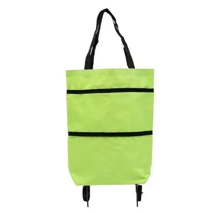 CabaFold – Sac de rangement pliable 2 en 1, capacité de 23 litres，Se transforme en trolley léger