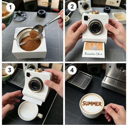 LatteArt – Le décorateur mécanique à pochoirs pour café