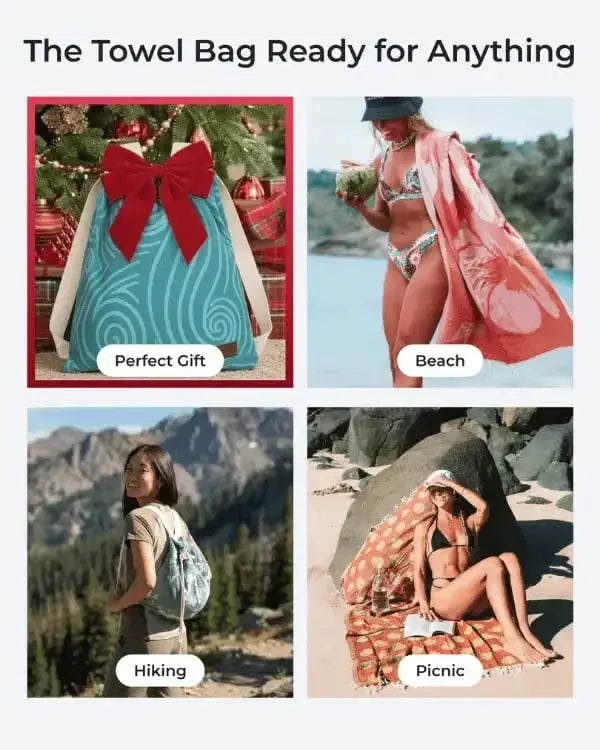 BeachMate Transform – Le sac-serviette 2-en-1 qui allège vos journées d'été