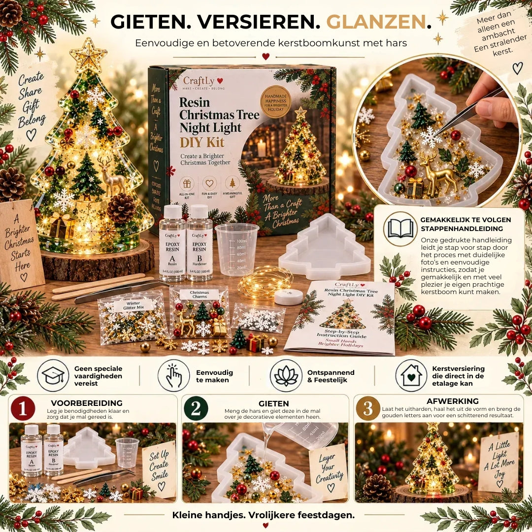 ResinTree – La veilleuse sapin de Noël DIY en résine