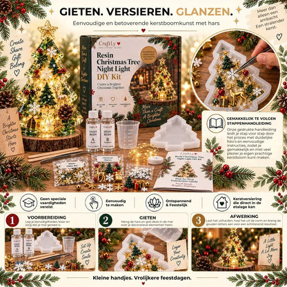ResinTree – La veilleuse sapin de Noël DIY en résine