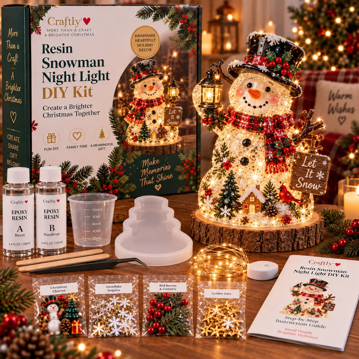 ResinTree – La veilleuse sapin de Noël DIY en résine