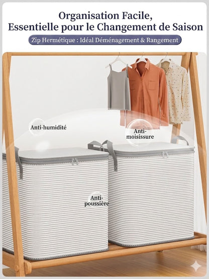 MaxiStore – Le sac de rangement très grande capacité pour une organisation optimale de votre literie et de vos vêtements