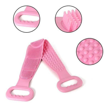 PuraSkin 360 – L'accessoire de douche double face pour exfolier et masser votre corps