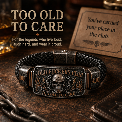BikerClub Rebel – Le bracelet en cuir & métal au style biker affirmé