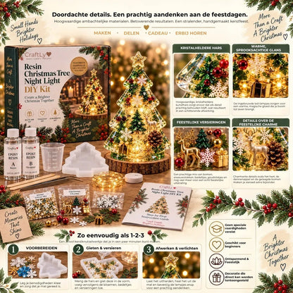 ResinTree – La veilleuse sapin de Noël DIY en résine