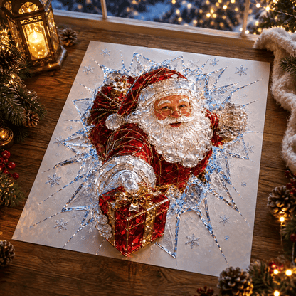 MagicWindow – L'autocollant 3D illusion de Noël pour vitres