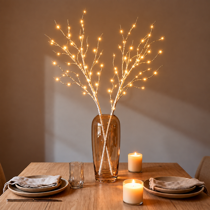 LumiGlow  LED – Les finitions bouleau ou marron s'harmonisent parfaitement avec vos plantes, créant un style unique.