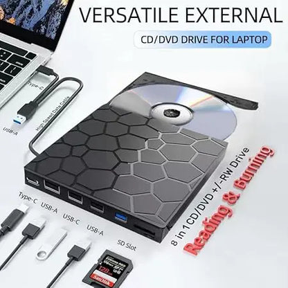 OmniHub™ – Lecteur graveur 8-en-1 et station d'accueil ultra-rapide