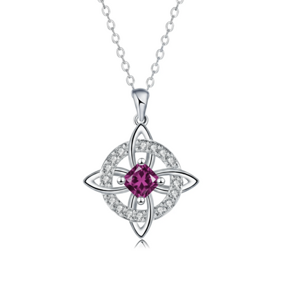 WitchKnot Mystic – Le collier nœud de sorcière avec votre pierre de naissance