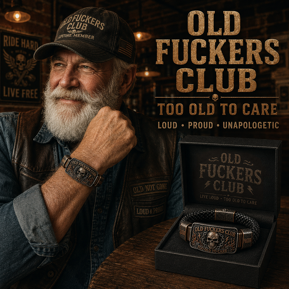BikerClub Rebel – Le bracelet en cuir & métal au style biker affirmé