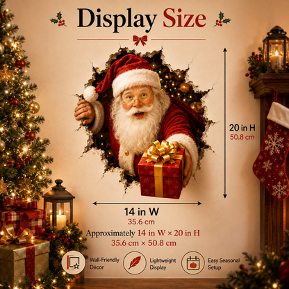 MagicWall – Le sticker mural 3D effet trompe-l'œil de Noël