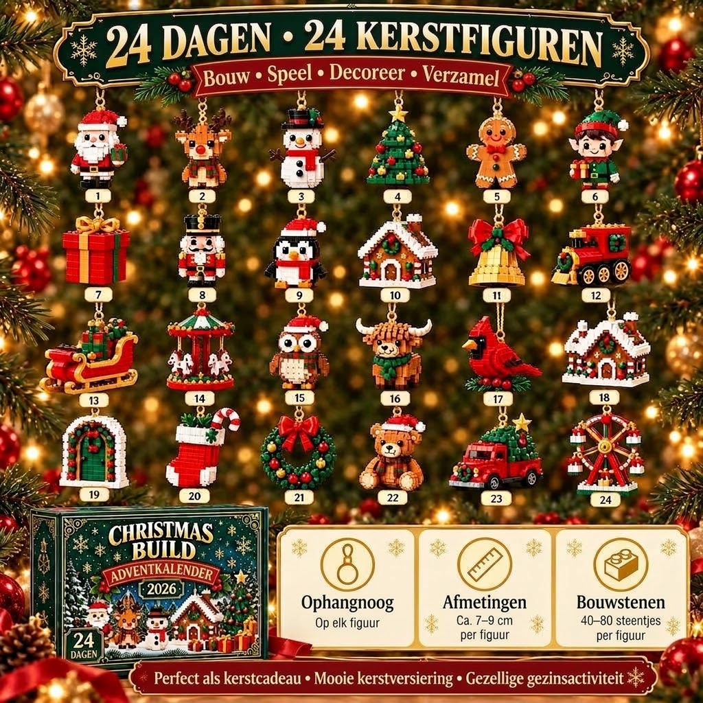 AdventBrick – Les 24 décorations de sapin en briques