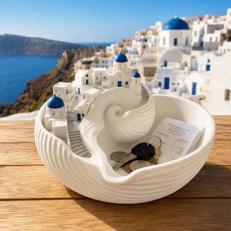 Santorini Charm Pro – Le bol vide-poches élégant pour sublimer votre intérieur