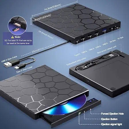 OmniHub™ – Lecteur graveur 8-en-1 et station d'accueil ultra-rapide