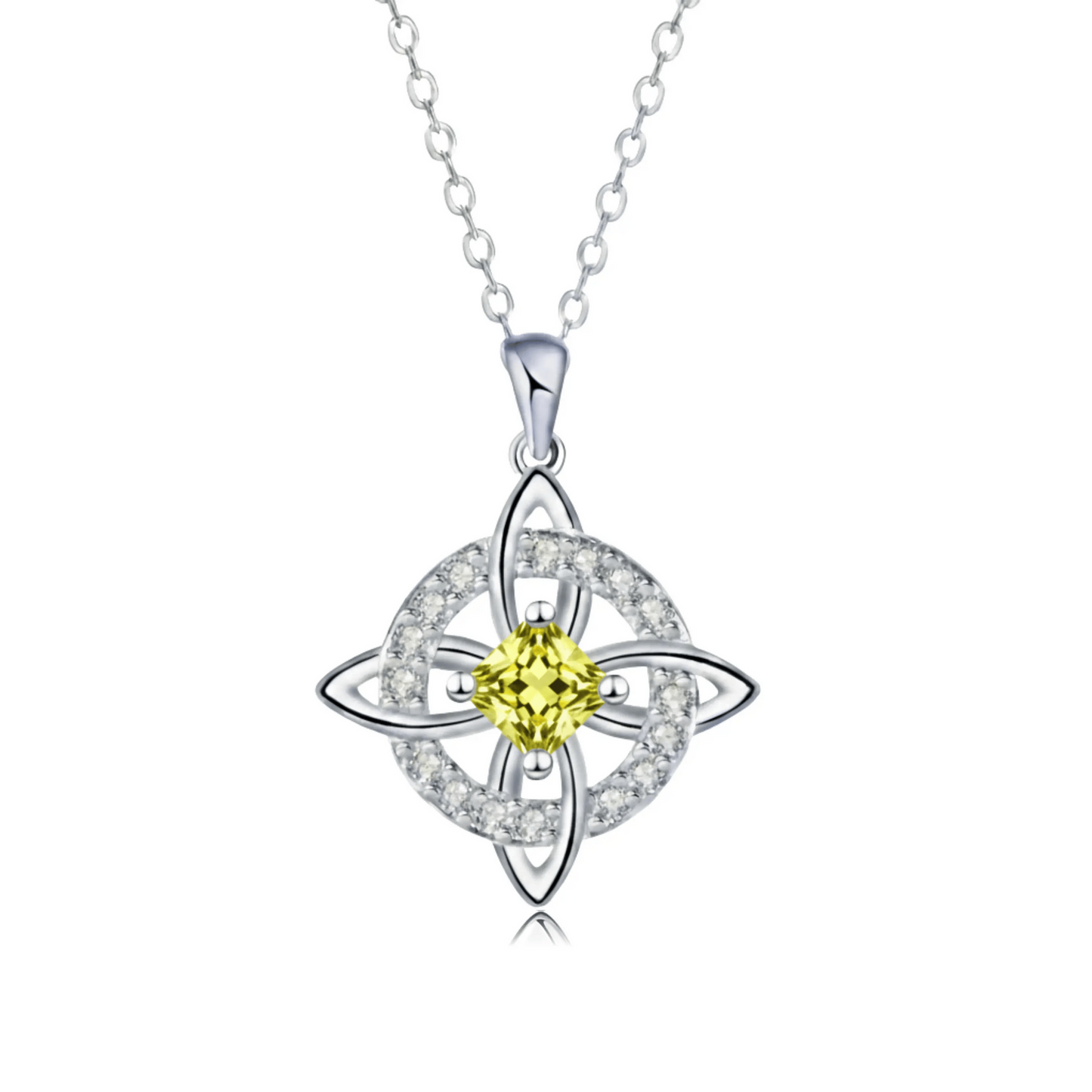 WitchKnot Mystic – Le collier nœud de sorcière avec votre pierre de naissance