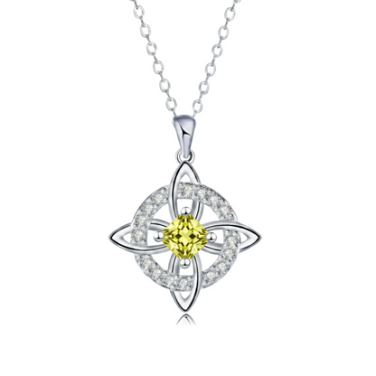 WitchKnot Mystic – Le collier nœud de sorcière avec votre pierre de naissance